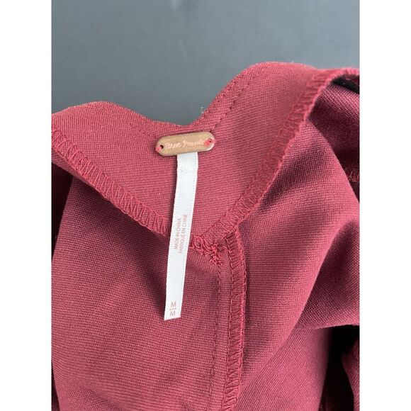 Free People Layla Dress Auburn Red Sz M NWT Pockets - Picture 9 of 14